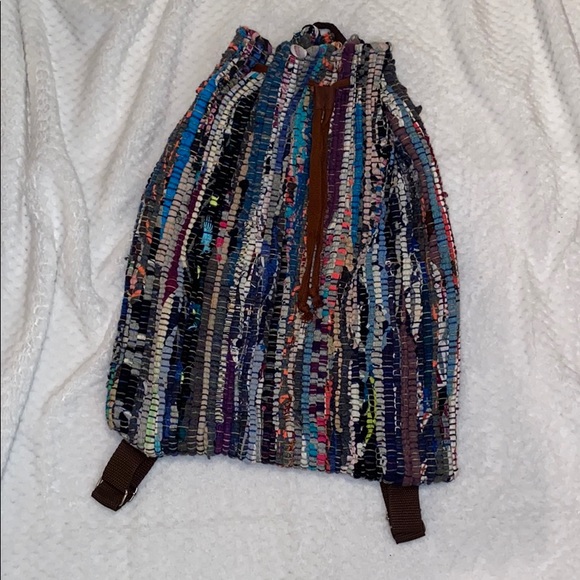 Maslinda Designs Handmade Cotton Backpack - Picture 1 of 7